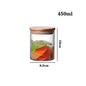 High Borosilicate Glass Tea Cans, Sealed Storage Cans, Transparent Tea Cans, Whole Grains, Candy Cans