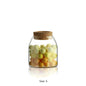 Kitchen food storage tank transparent glass sealed jar